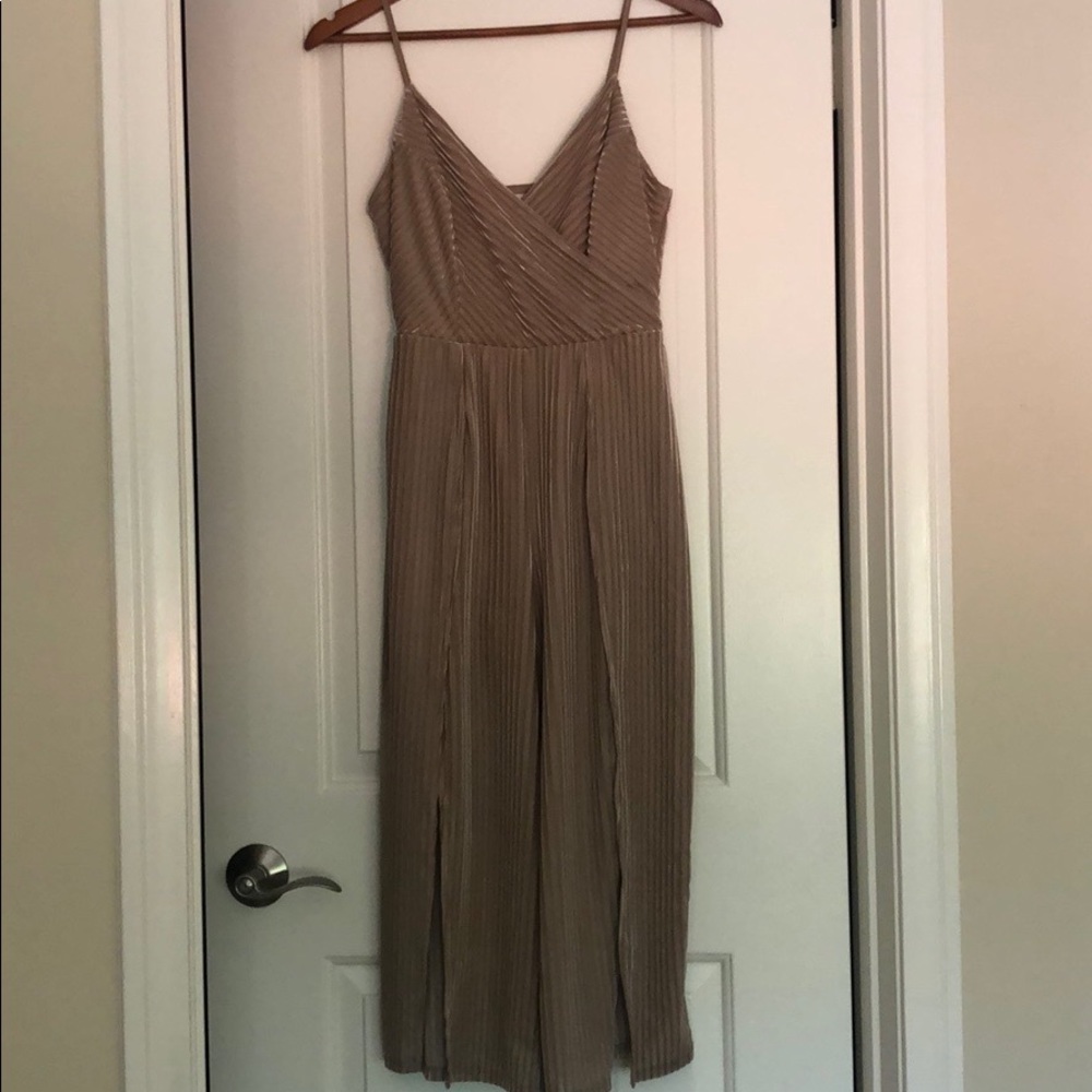 Love, Fire | Velvet Midi Jumpsuit